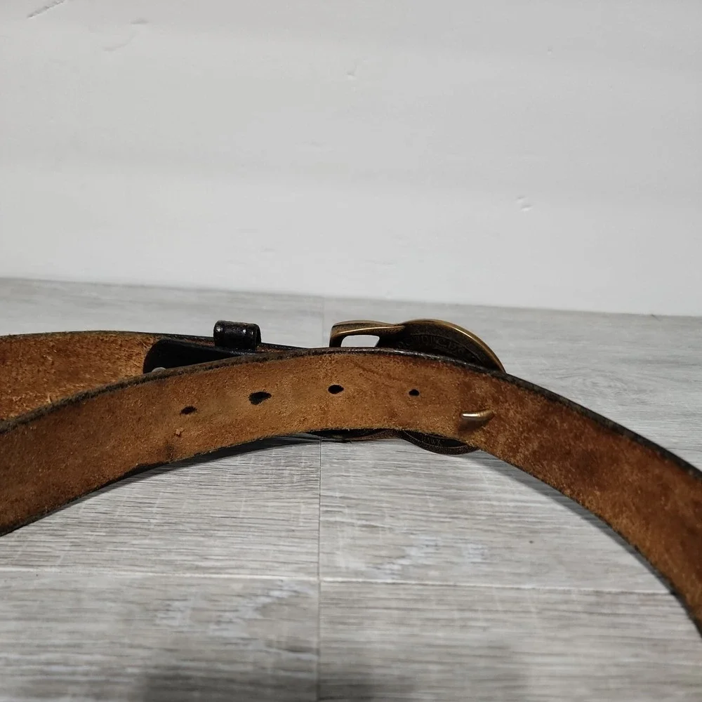 Vintage 1978 Tech Ether Guild Hawk Eagle Solid Brass Belt and Buckle Size 34‎